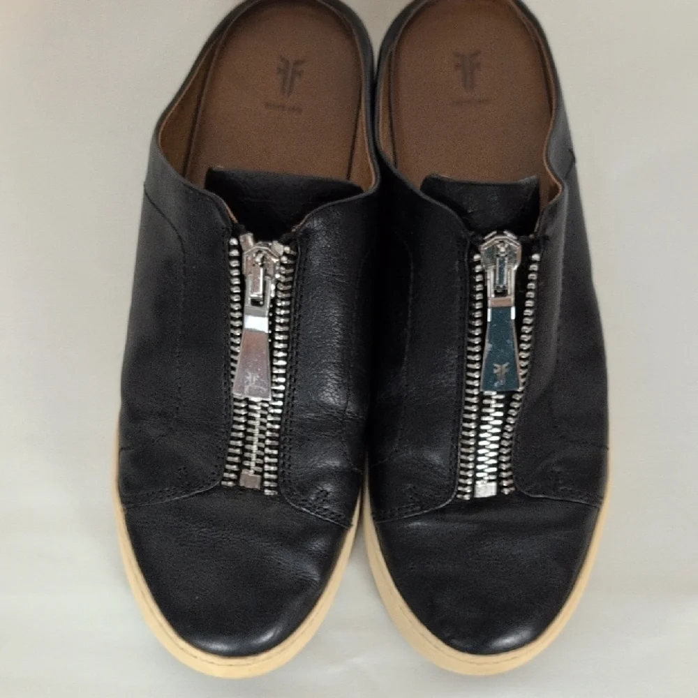 Frye Lena Zip Slip On Shoes